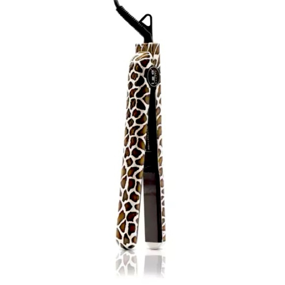 ISO Professional Solid Ceramic Flat Iron. Animal Print- NEW